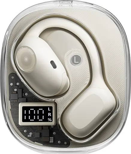 Навушники бездротові Blackview AirBuds 100 Seashell White Bluetooth 5.3 стереогарнітура біла - фото 3