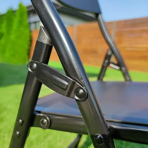 Складной стул 46х42.5х86 см черный SW-00001611 - фото 3