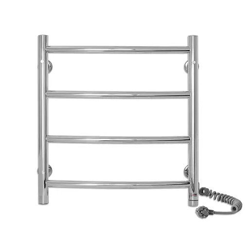 Электрический полотенцесушитель Laris Классик П4 450x500 Е сенсор S3 правый 73207720, Хром, Правое, Электронный - фото 1