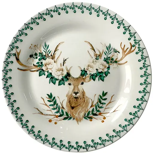 Тарілка S&T 20 см біла (717717-14)