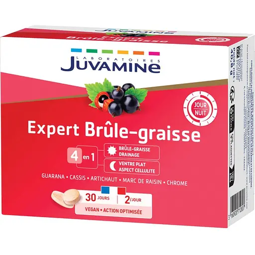 Натуральная добавка Juvamine Сжигание жира День/Ночь 60 таблеток