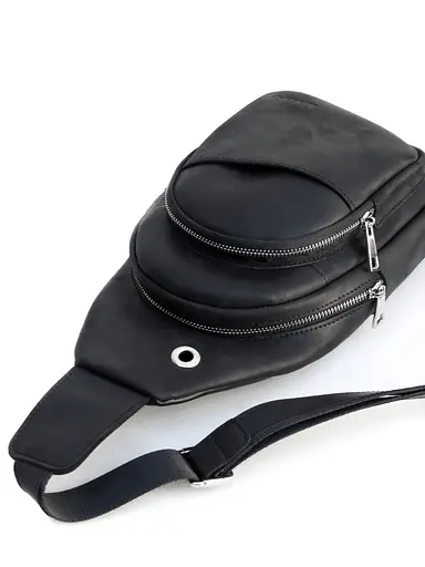 Чоловіча шкіряна сумка через плече Newery sum0026693 - фото 8