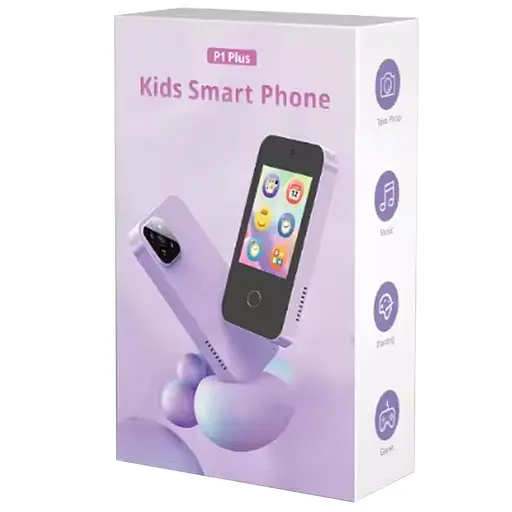 Детская фотокамера-смартфон P1 Plus с чехлом Blue - фото 3