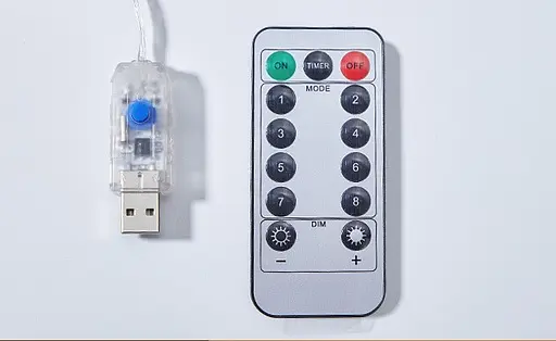 Гирлянда штора LED Star Sun Lamp большие капли росы 3х2.5 метра 200 led c пультом - фото 4