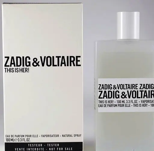 Оригінал Zadig & Voltaire This is her 100 мл ТЕСТЕР парфумована вода - фото 2