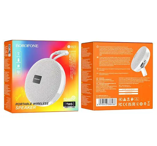 Колонка портативна Borofone BR27 Dear sports BT speaker Сірий - фото 3