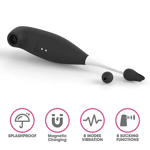 Вібратор для клітора Lovetoy IJOY Rechargeable Clit Pro 19 см чорний - фото 7