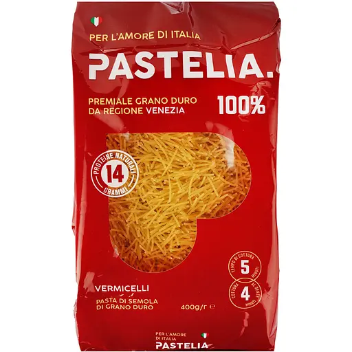 Набір макаронних виробів Pastelia Vermicelli 400 г +  Pastelia Cavatappi 400 г - фото 4