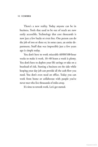 ReWork: Change the Way You Work Forever - фото 11