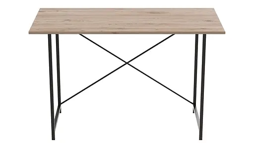 Стол письменный Line Лайт 750x1200x600 Черный металл ДСП Дуб Сан-Марино 16мм FRD-104858 - фото 2