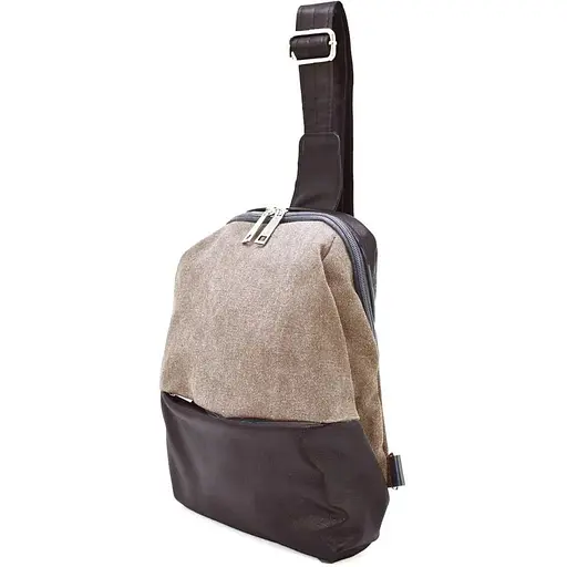 Кожаная сумка-слинг Tarwa 28х22х7 см sum0025566 - фото 1