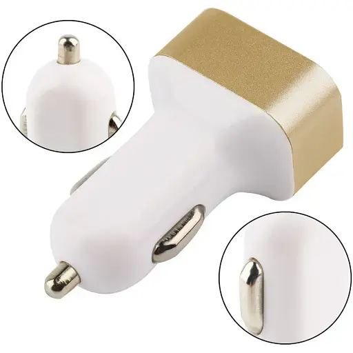 Автомобільний зарядний пристрій на 3 Юсб і 3000 мА - фото 1