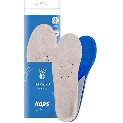 Устілки Kaps Hexa Go 44-45 Сірий (KAPS-HEXA4445)