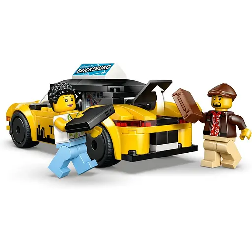 Конструктор LEGO City Жовте таксі 122 деталі (60487) - фото 5