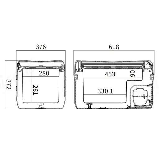 Компрессорный автохолодильник Alpicool NL30 (27 литров) - фото 5