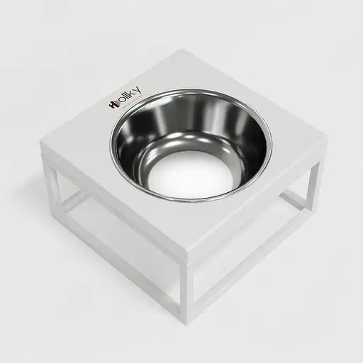 Hollky Base Solo M — миска на підставці для котів і середніх собак (1 × 0,8 л) - фото 7