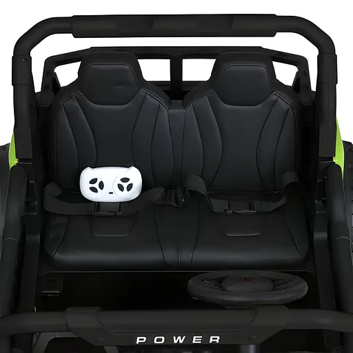 Електромобіль дитячий Bambi M 5911EBLR-2-5 на 2 моторах та USB для музики 24V Зелено-чорний - фото 5