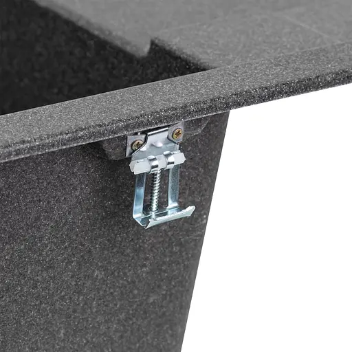 Кухонна мийка Lidz 650x500/200 GRF-13 (LIDZGRF13650500200), Графіт - фото 6