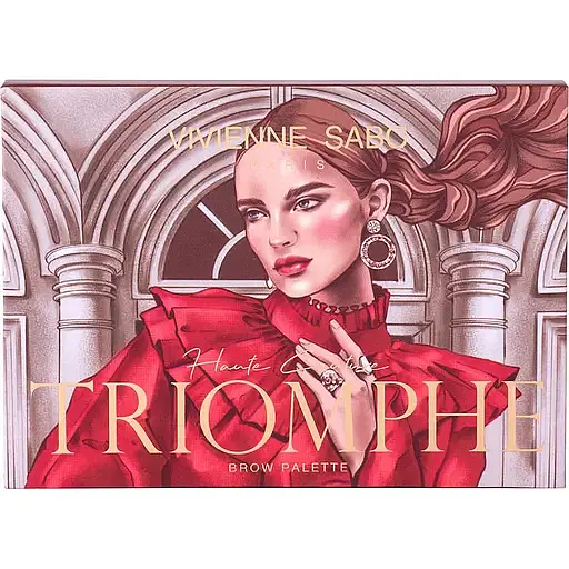 Палетка для бровей Sabo Haute Couture Triomphe: тени + воск тон 01, 7.8 г (8000019946499) - фото 3