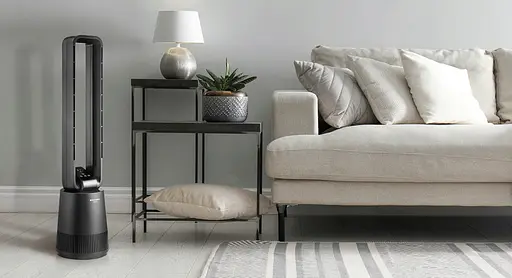 Колонный вентилятор 4в1 РАЗРАБОТКА 2023 Mozano Air Flow Pro черный WiFi - фото 10