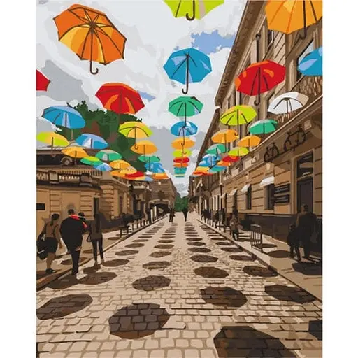 Набір для розпису ArtCraft Вулиця у Львові 40 x 50 см (11235-AC)