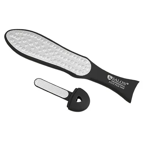 Тертка для п'ят Salon Professional Footfile 5800 лазерна професійна двостороння пемза для педикюру - фото 1