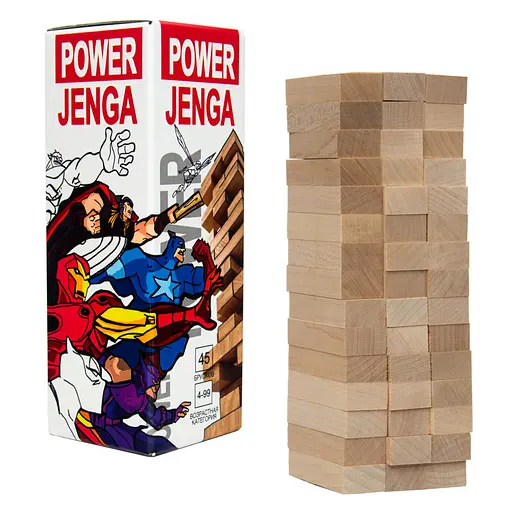 Настільна гра Power Jenga Strateg PL 32104 - фото 2