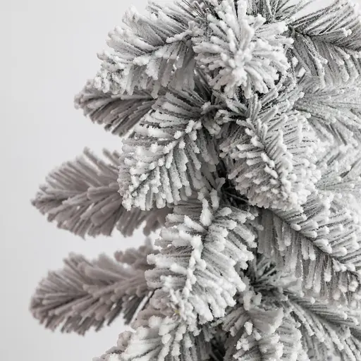 Штучна новорічна декоративна ялинка «Снігова королева» засніжена 125 см Lugi SOK-M-05-4 - фото 7