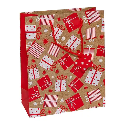 Пакет подарочный "Новогодний" GB-24150 цветной 26 х 32 х 12 см - фото 1