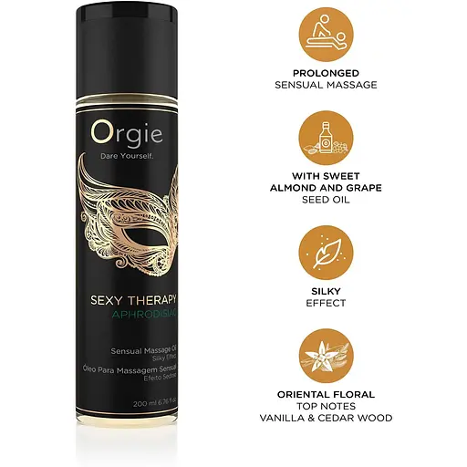 Масажна олія Orgie - Sexy Therapy Aphrodisiac (200 мл) - фото 3