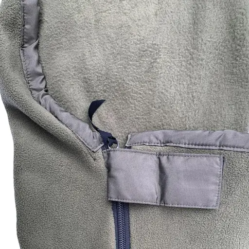 Вкладыш в спальник Snugpak Fleece Liner with Zip Оливковый - фото 3