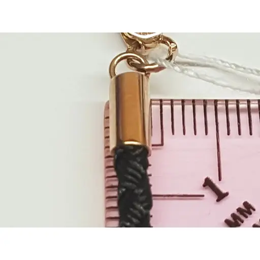 Ювелірний шнурок з текстилю Tango з золотими вставками. 950059 50 - фото 4