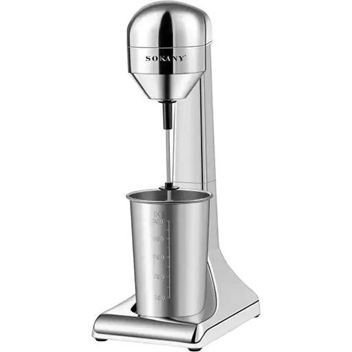 Стационарный молочный миксер Sokany SK-1737 однопостовый 20000 об/мин 500 мл 100Вт сталь - фото 1