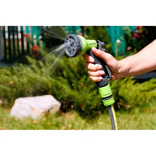 Пістолет для поливу пластиковий Presto-PS насадка на шланг (7202G) - фото 6