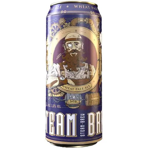 Уценка. Пиво Steam Brew Weizen Pale Ale светлое 5.6% 0.5 л ж/б