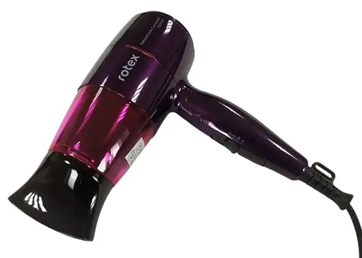Складной мини-фен Rotex RFF157-V SpecialCare Compact дорожный для сушки и укладки компактный электрофен 1500 Вт Фиолетовый - фото 6