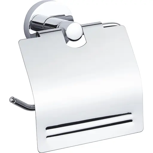 Тримач туалетного паперу з кришкою VBI Venus chrome VBI-040013CH Хром - фото 1