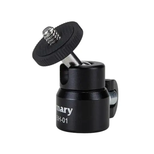 Шарнирный крепеж 360° Jmary BH-02 для штативов и стоек, металл резьба 1/4"