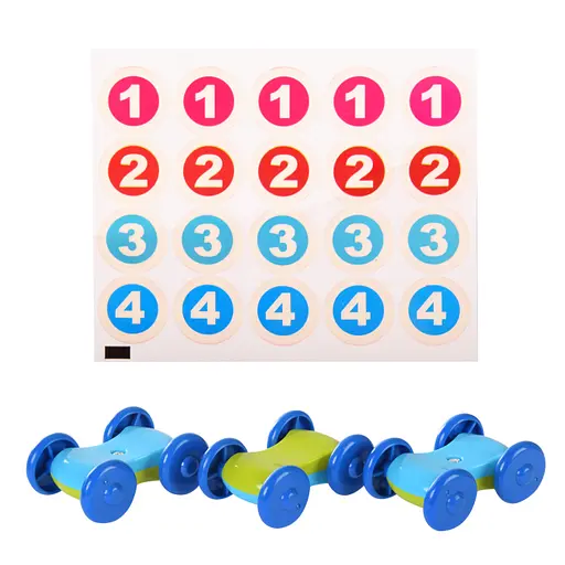 Игровой набор PL-921-266 IBLOCK в виде трека, в комплекте: 3 одинарных машинки, 1 тройная машинка, в коробке (6978889060177) - фото 3