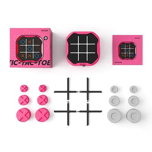 Інтерактивна гра хрестики-нуліки Xiaomi GiiKER Tic-Tac-Toe Bolt (JKJZQ001) Pink - фото 2