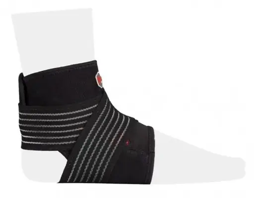 Бандажи на голеностоп Power System PS-6013 Neo Knee Support Black/Red L (1 шт) (PS-6013_L_Black-Red) - фото 1