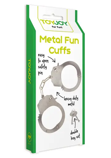 Наручники Toy Joy Fun Cuffs сріблястий - фото 2