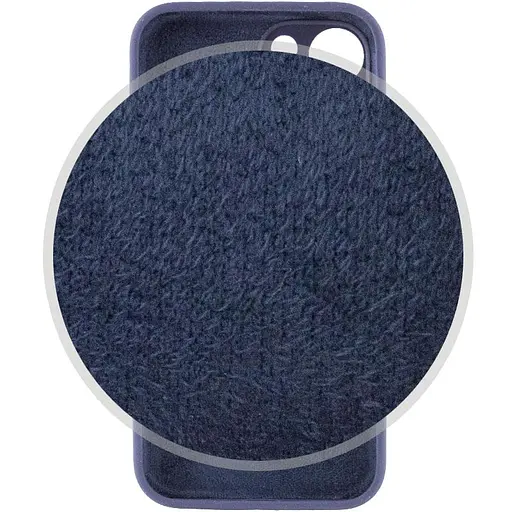 Чехол Epik Silicone Case Full Camera Protective AA для Apple iPhone 15, 6.1 Темно-синий/Midnight blue - фото 3