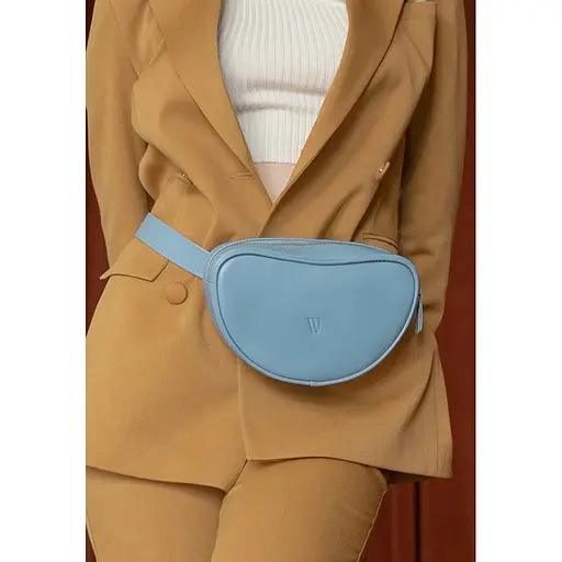 Поясна сумка Ada блакитна - фото 1