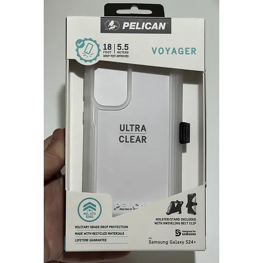 Протиударний чохол з кліпсою Pelican Voyager для Samsung Galaxy S24 Plus/S25 Plus аналог OtterBox Defender - фото 2