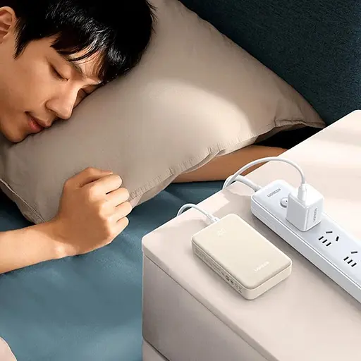 Павербанк Ugreen PB508 с быстрой зарядкой голубой 20000 mAh - фото 4