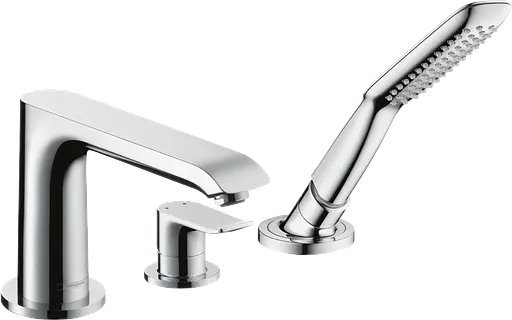 Смеситель для ванны Hansgrohe Mertis на 3 отверстия хром 31190000 Хром - фото 1