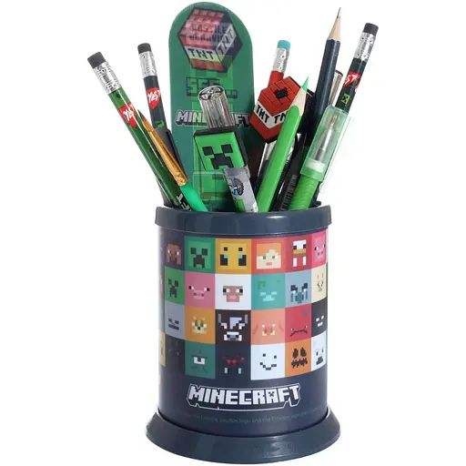 Стакан для письменных принадлежностей Yes Minecraft. Animals разборный (940406)