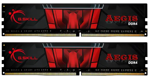 Оперативная память G.Skill 16GB (2x8GB) DDR4 2666MHz Aegis Black (F4-2666C19D-16GIS)