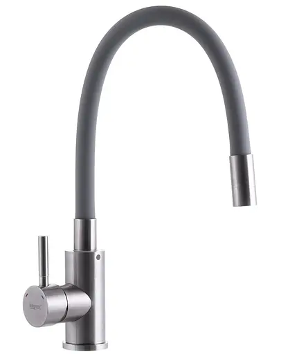 Змішувач для кухні Zerix SUS-011 з гнучким виливом ZX3130 - фото 1